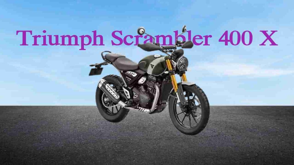 Triumph Scrambler 400 X
